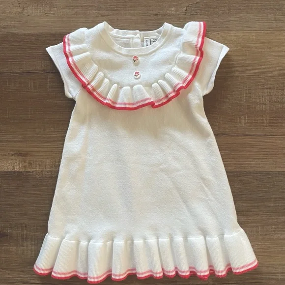 Janie & Jack sweet little dress, sized 12-18 months. Only WORN ONCE! - Picture 1 of 4